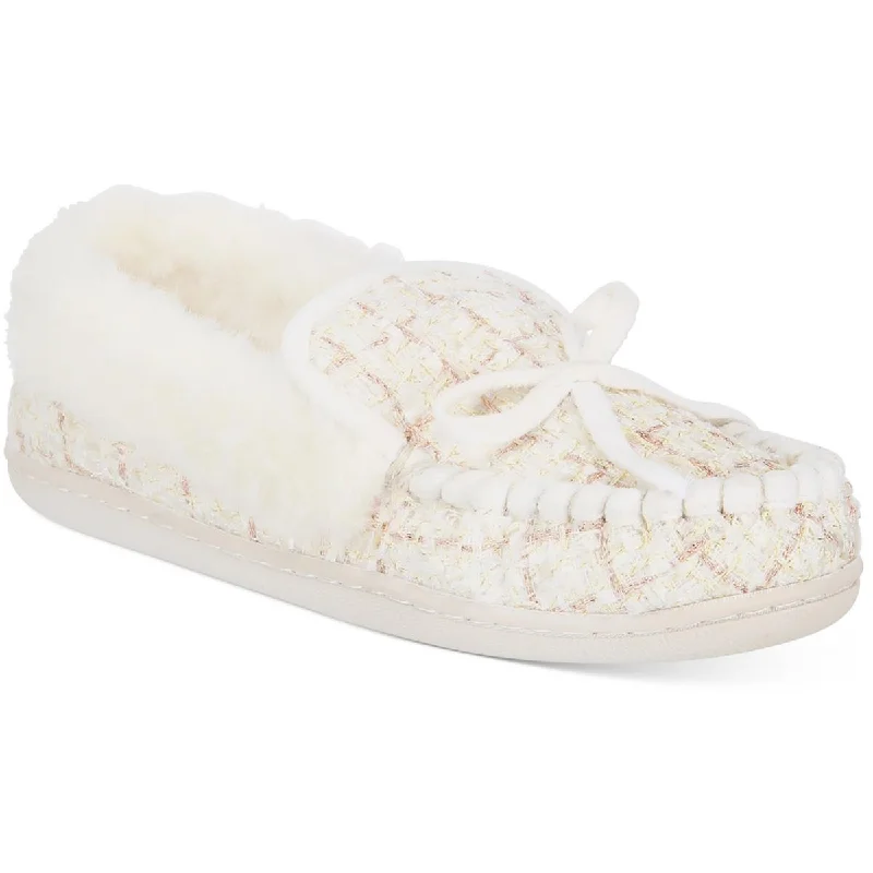 Charter Club Womens Dorenda Suede Cozy Moccasin Slippers