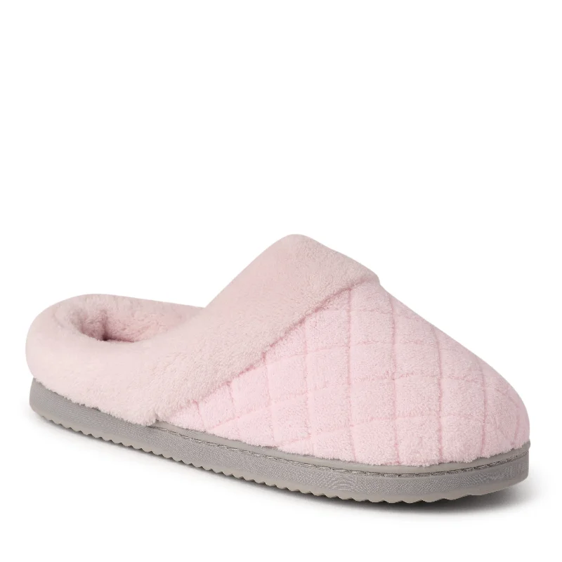 Dearfoams Women's Libby Quilted Terry Clog Slipper