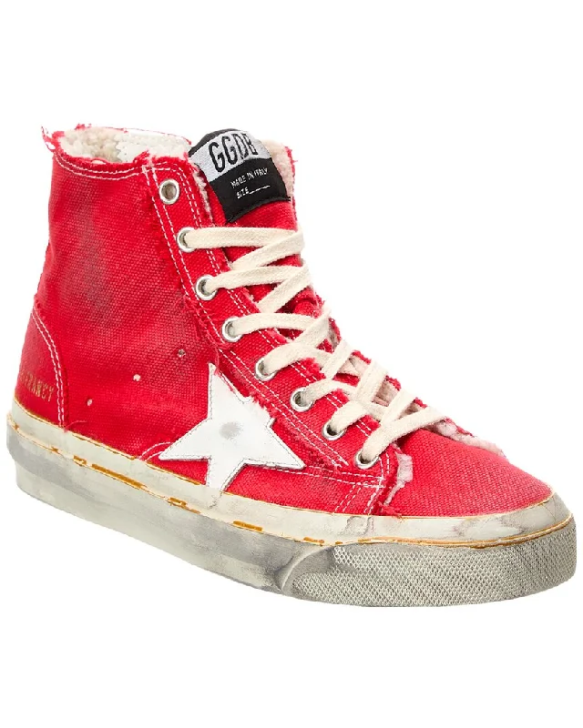 Golden Goose Francy Canvas High-Top Sneaker