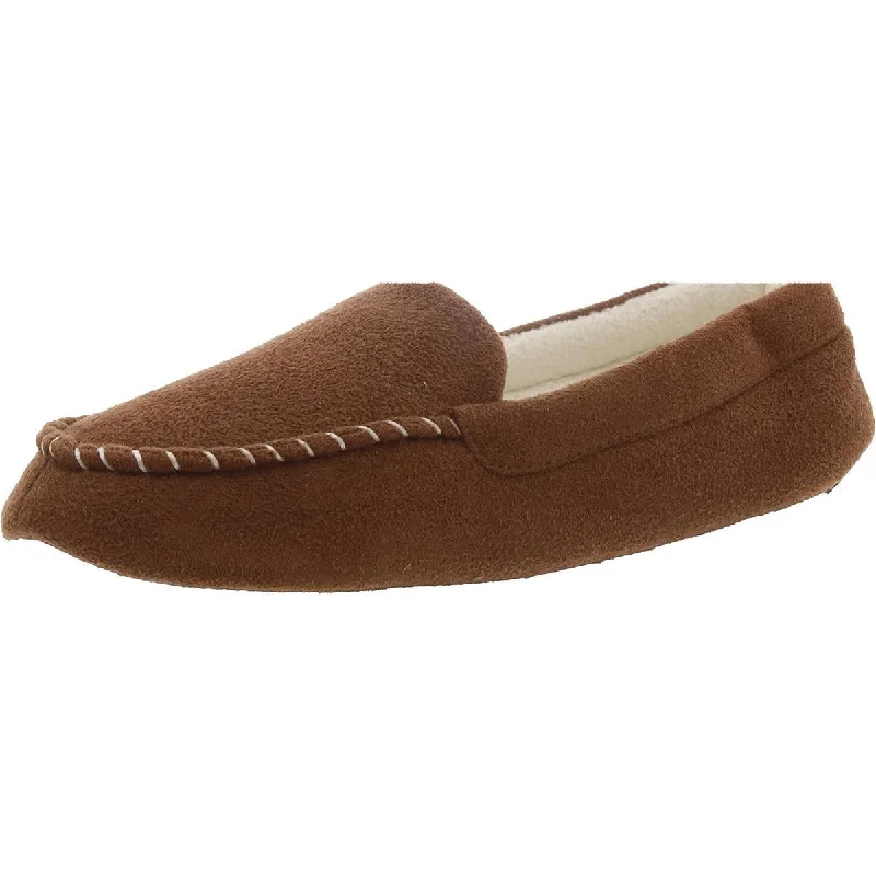 Isotoner Womens Faux Suede Comfy Moccasin Slippers