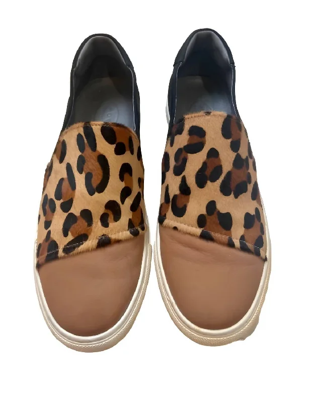 Noor Sneaker In Brown Leopard