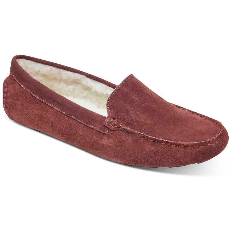 Rockport Womens Bayview Suede Cozy Moccasin Slippers