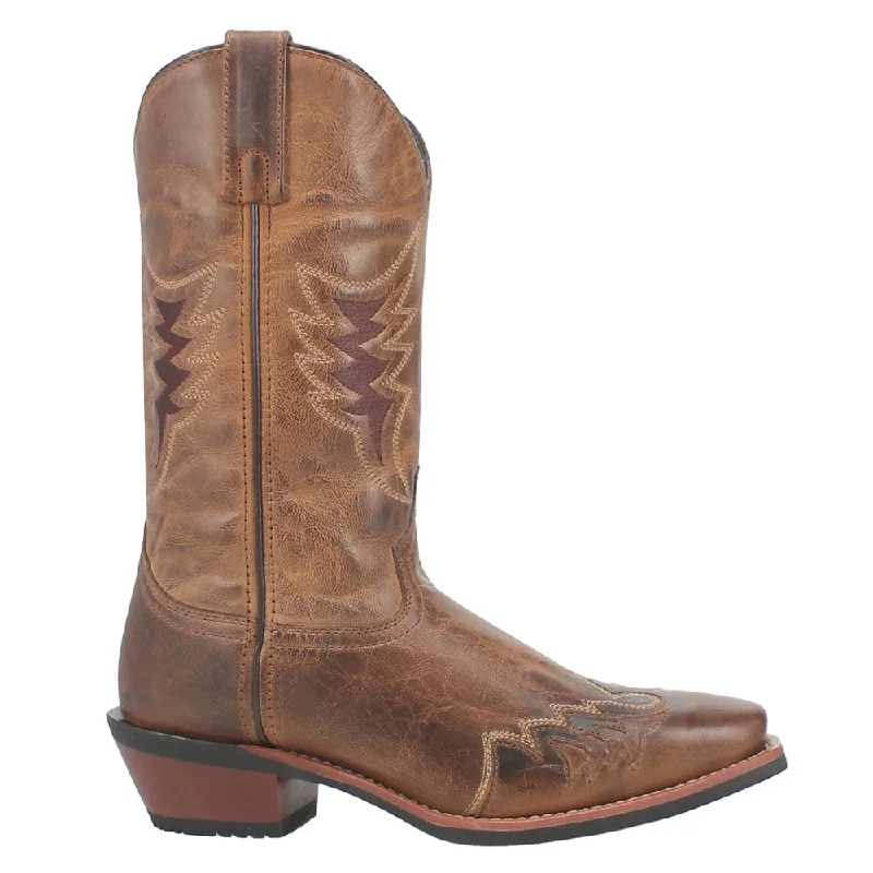 Williams Leather Square Toe Cowboy Boots