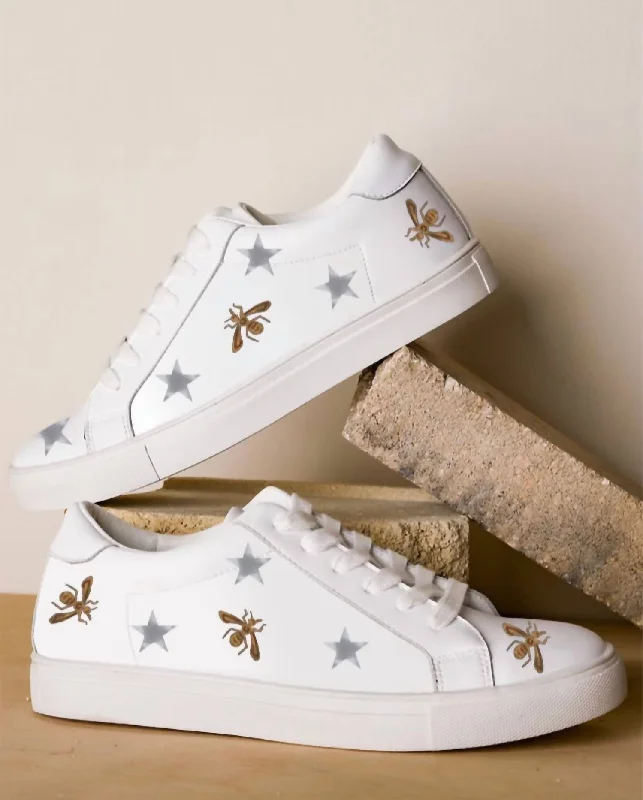 Women's Queen Bee Sneakers In White