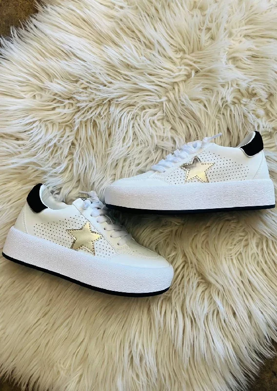 Women's Ream Sneakers In White/gold