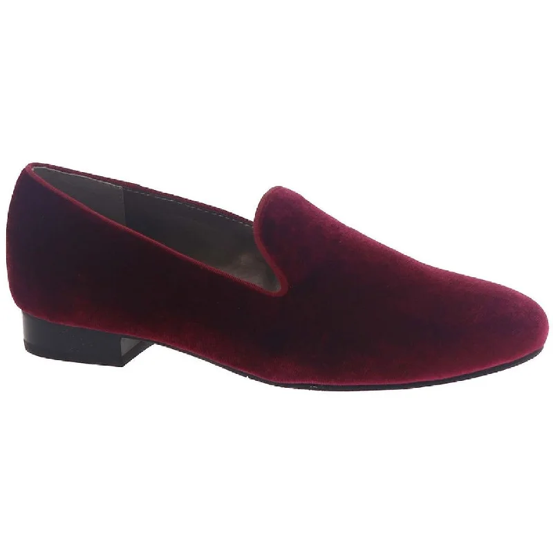 Array Womens Aubrey Velvet Slip On Loafers