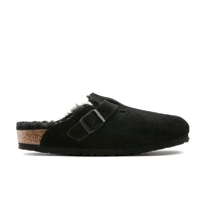 Birkenstock Boston Shearling - Black/Black