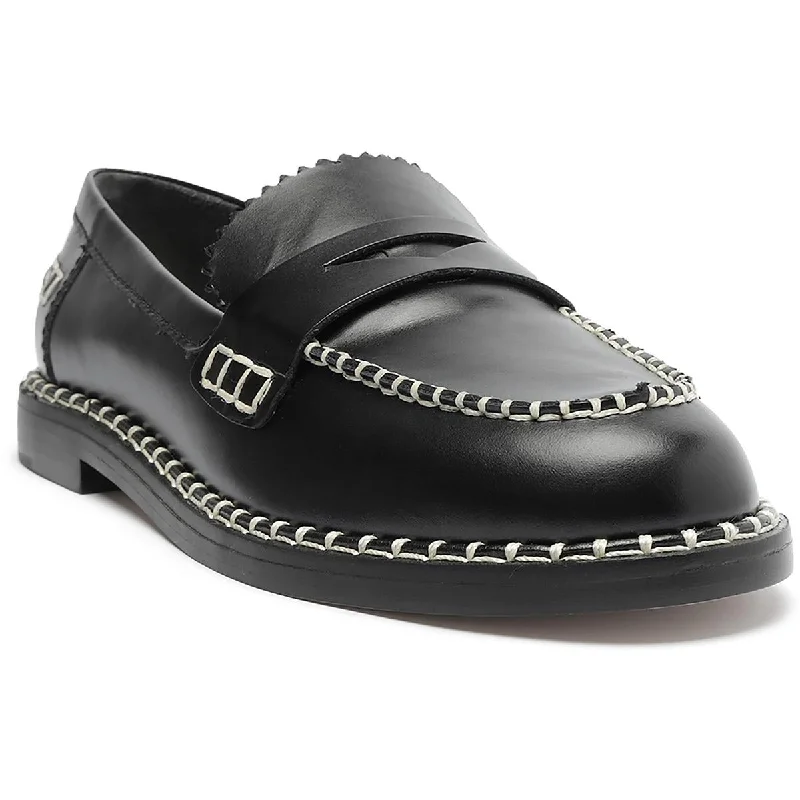 Schutz Womens Christie Leather Slip-On Loafers