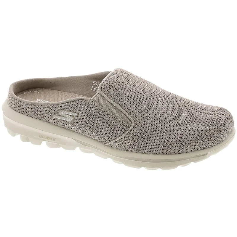 Skechers Womens Go Walk Travel Casual Round Toe Flat Shoes