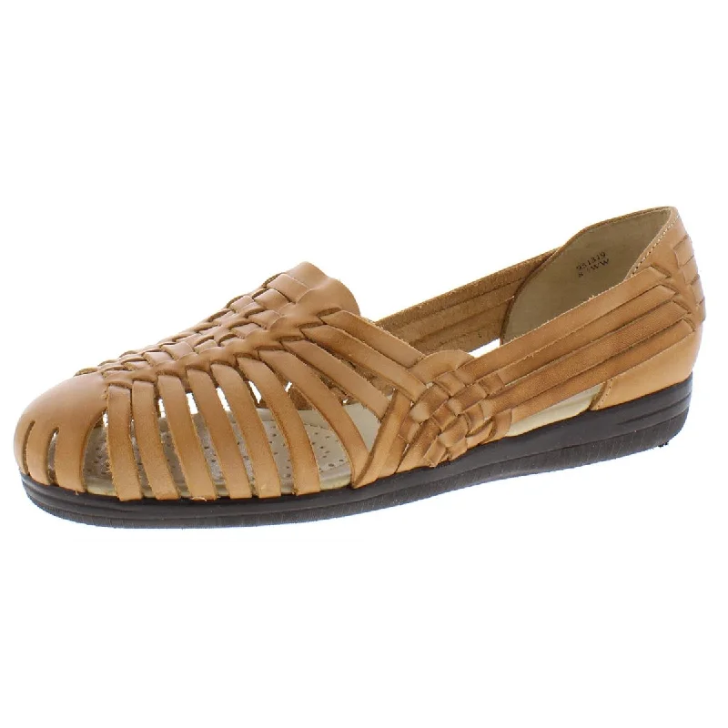 Softspots Womens Trinidad Leather Woven Huarache