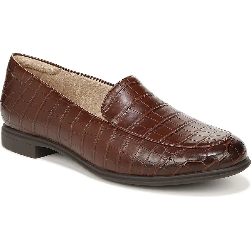 SOUL Naturalizer Womens Lydia Faux Leather Slip-On Loafers