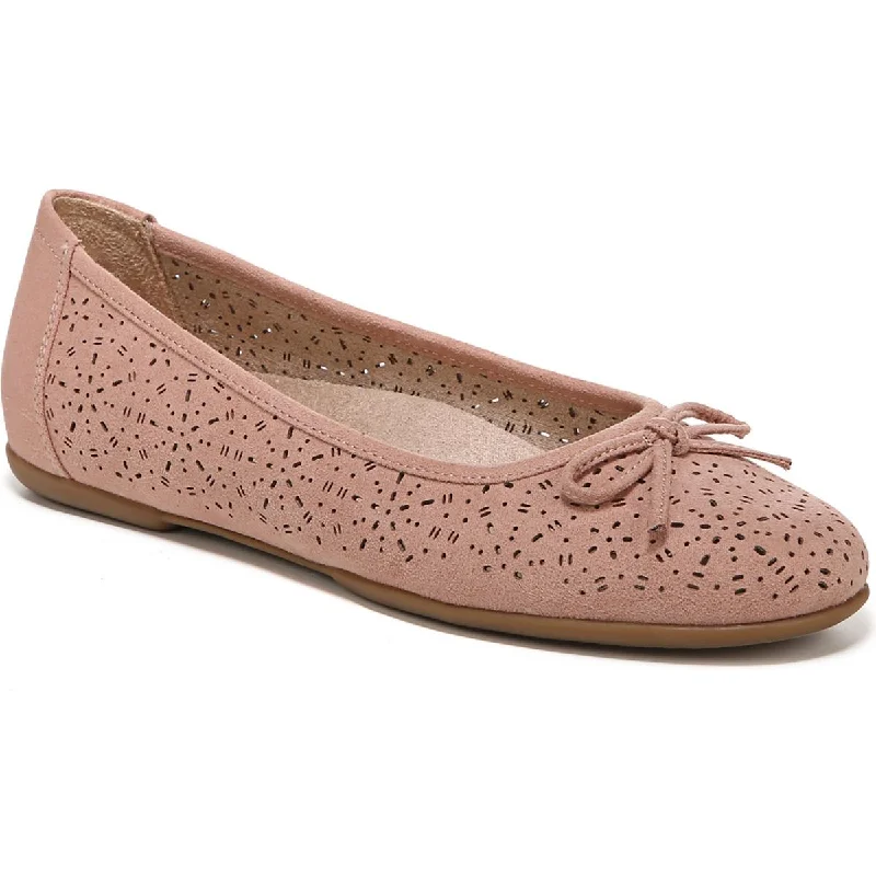 SOUL Naturalizer Womens Magical Perforated Slip On Ballet Flats