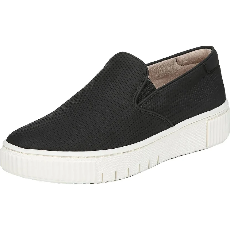 SOUL Naturalizer Womens Tia Faux Leather Comfort Slip-On Sneakers