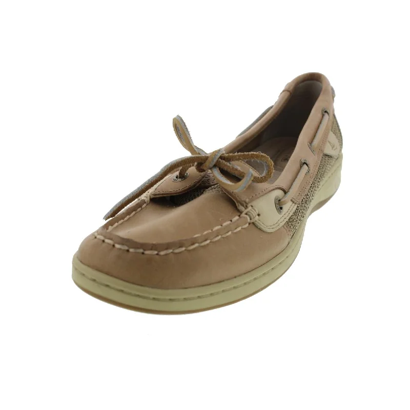 Sperry Womens Angelfish Leather Flats Boat Shoes