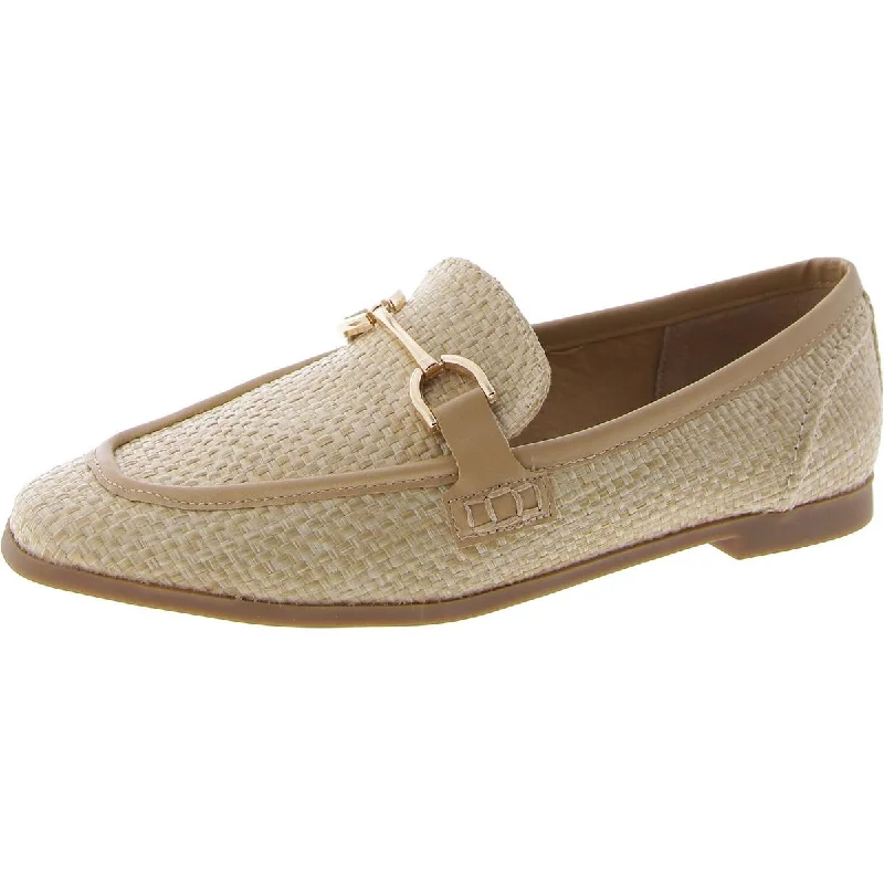 Steve Madden Womens Carrine Woven Flat Loafers