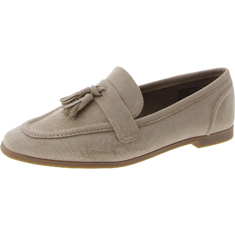 Steve Madden Womens Colorado Faux Suede Flat Loafers