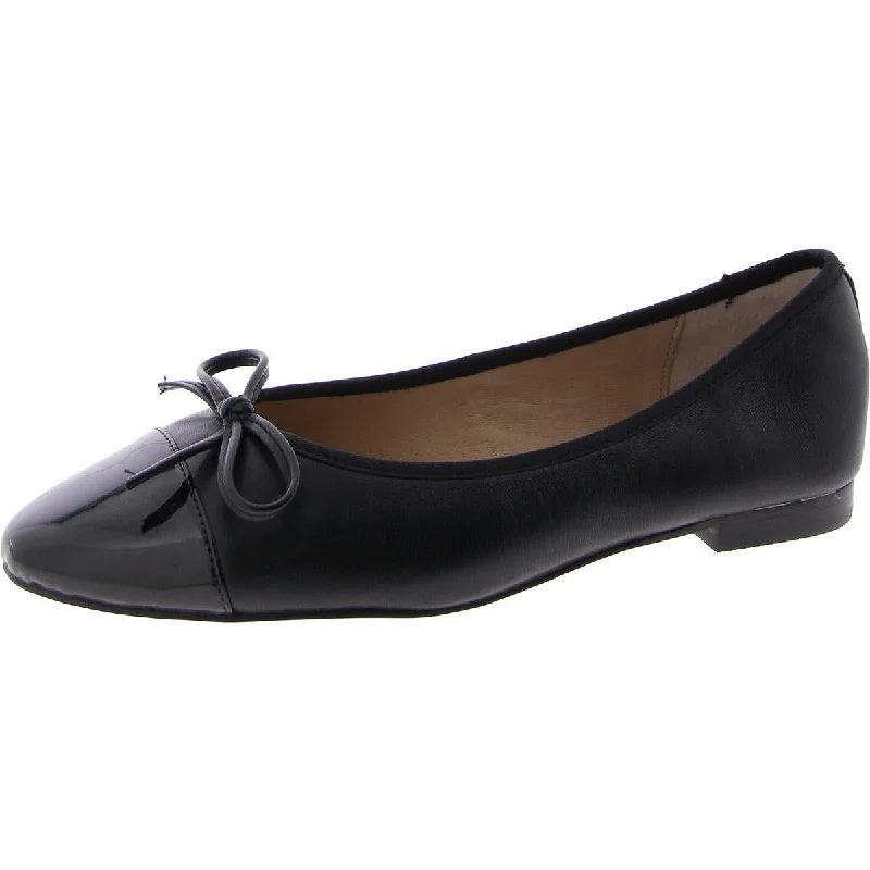 Steve Madden Womens Ellison Bow Flat Ballet Flats