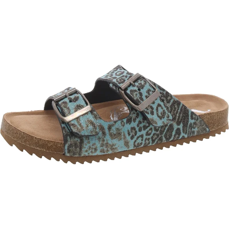 Winter Warehouse Sale Very G Womens Gemini Faux Suede Flat Slide Sandals
