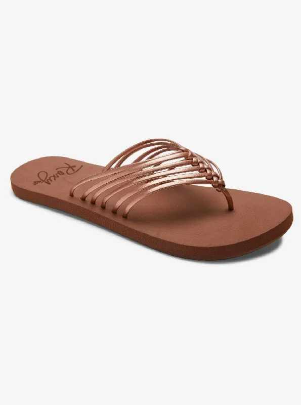 Jasmine Flip-Flops - Rose Gold