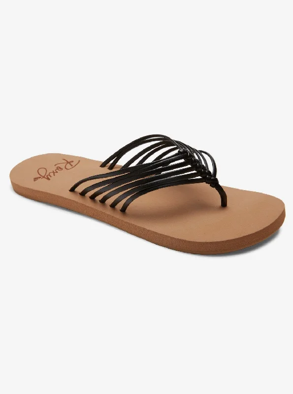 Jasmine Flip-Flops - Black