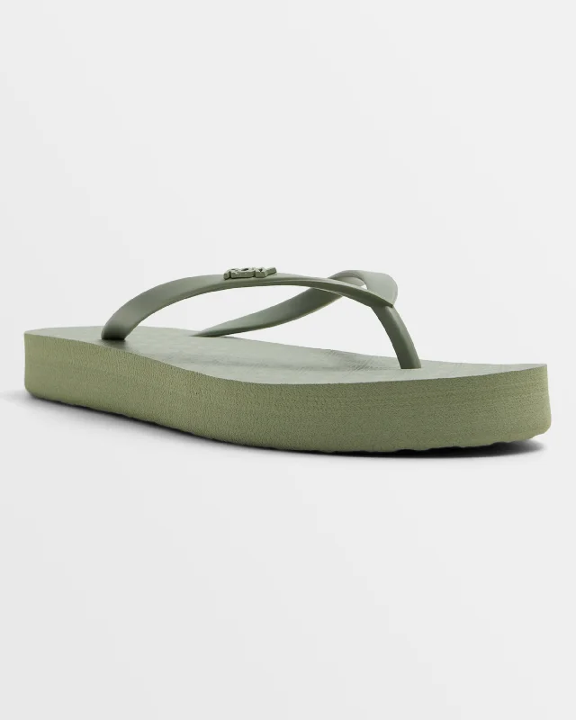 Viva Higher Sandals - Oil Green